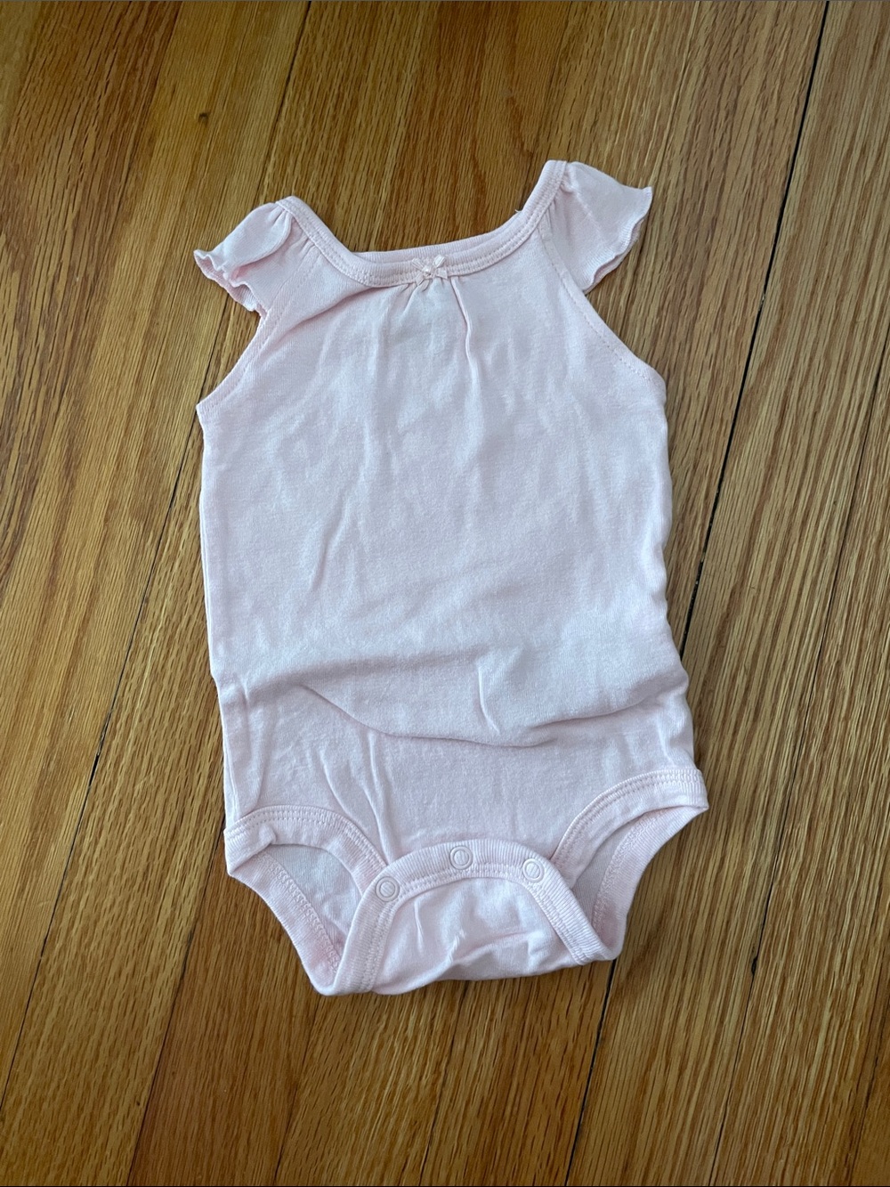 Carter's Light Pink Sleeveless Baby Bodysuit